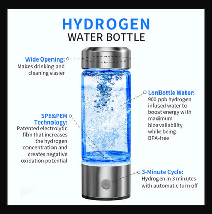 IONIZED HYDROGEN WATER BOTTLE